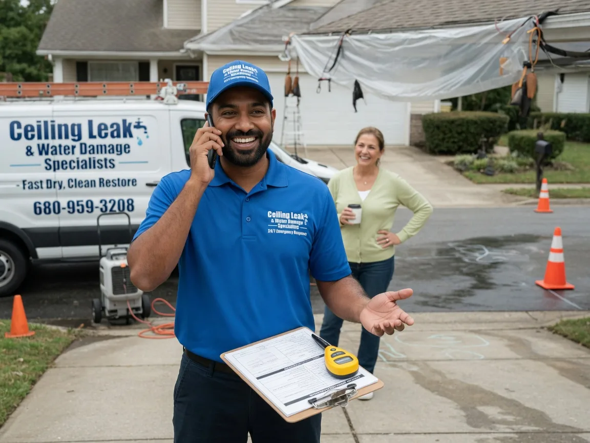 Ceiling Leak Cleanup New Holland, IL FAQs